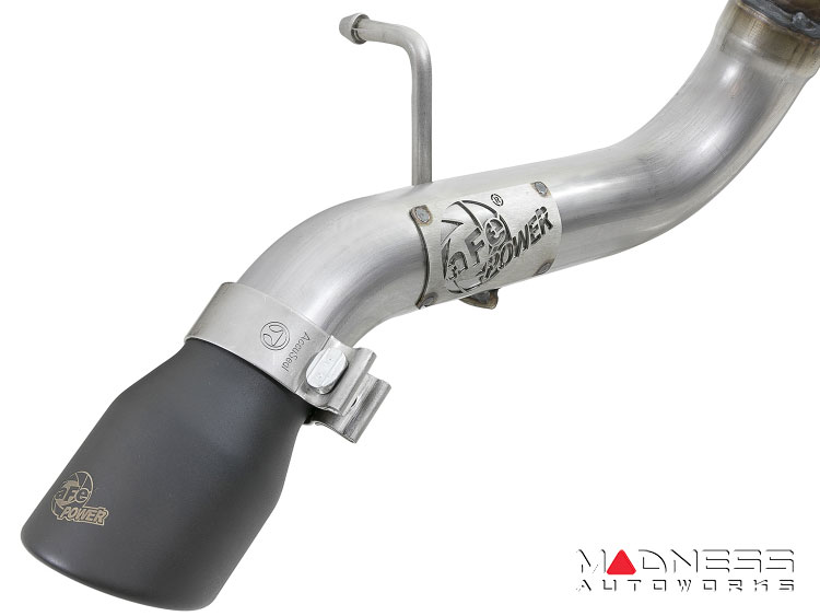 Jeep Wrangler JL 3.6L 4 Door Performance Exhaust System - Cat Back - Mach Force - AFE - 2.5" - Black Tip